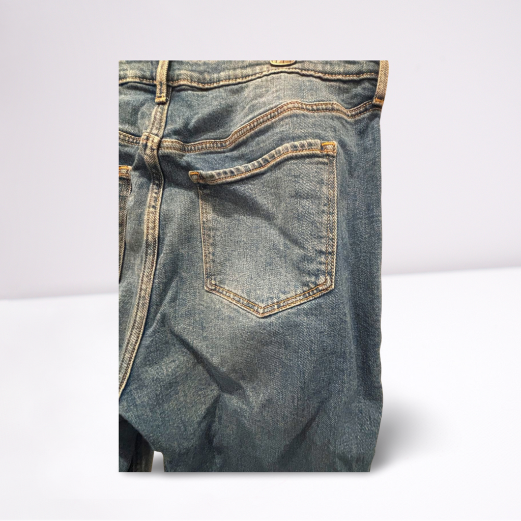 Old Navy Womens Jeans Flare Secret Smoth Extra High-Rise - Blue - 16 - Very Good - Pic 3