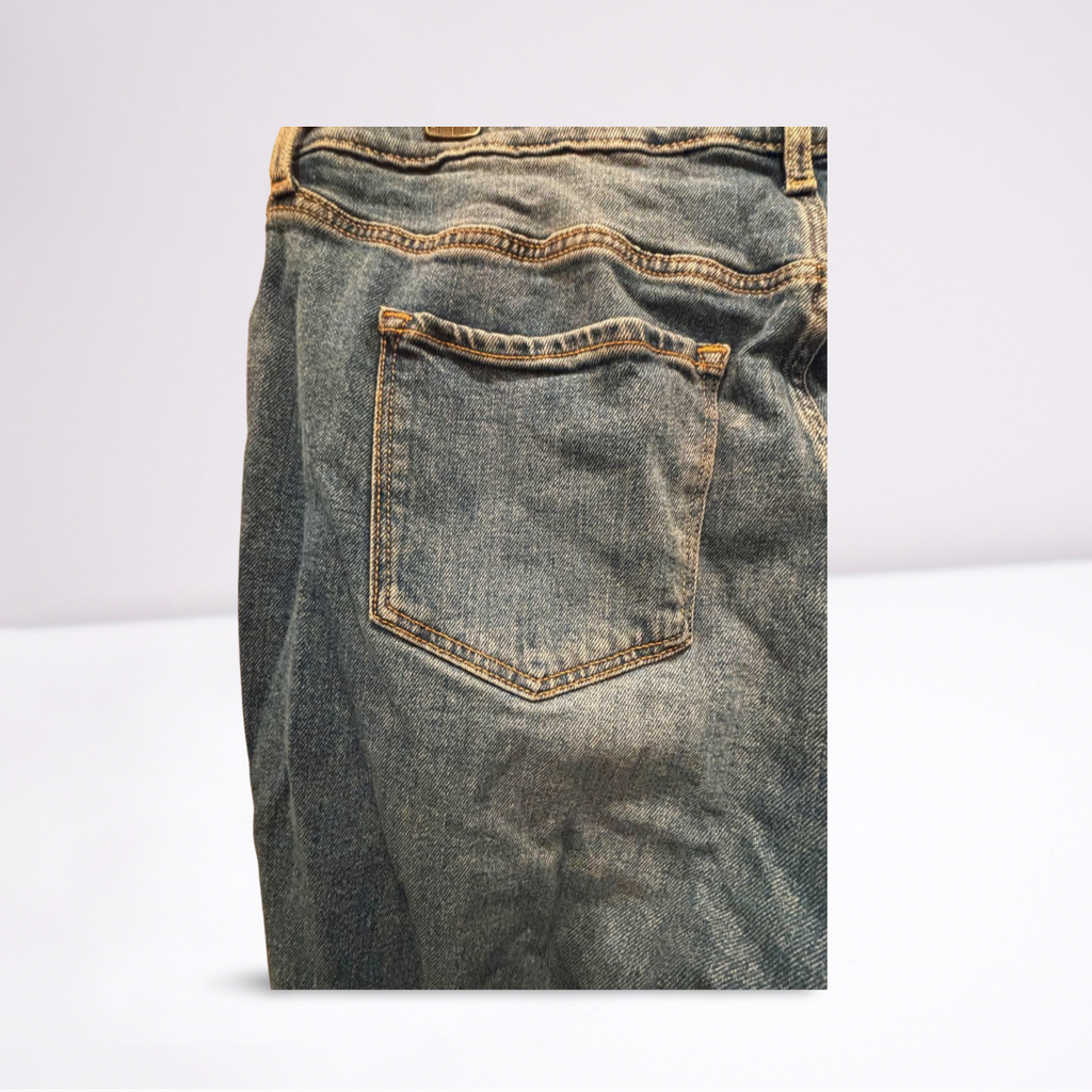 Old Navy Womens Jeans Flare Secret Smoth Extra High-Rise - Blue - 16 - Very Good - Pic 4