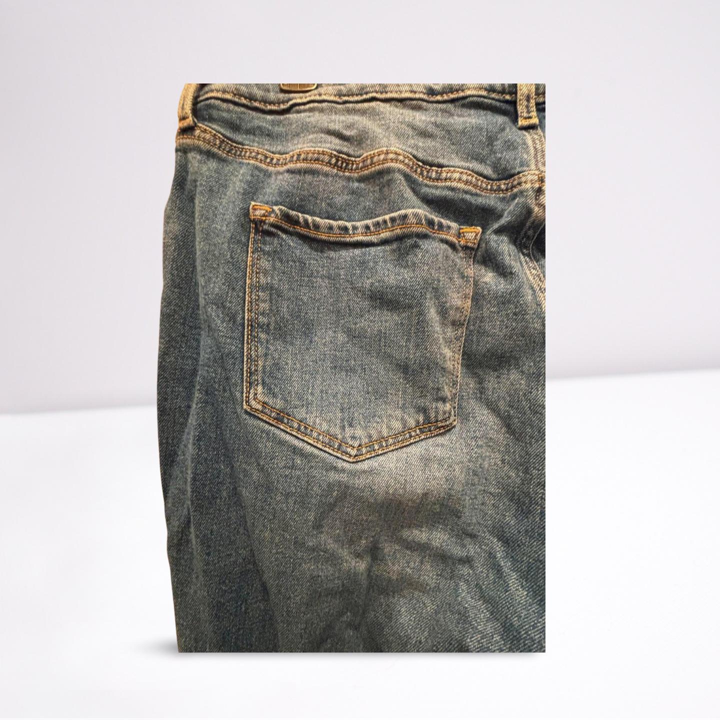 Old Navy Womens Jeans Flare Secret Smoth Extra High-Rise - Blue - 16 - Very Good - Pic 4