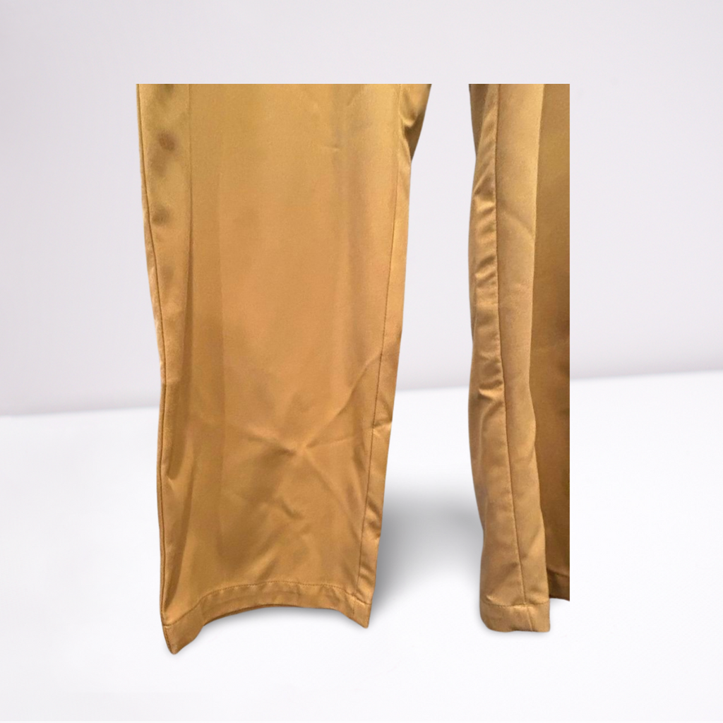 Haggar Mens Pants Casual Cool 18 Pro Classic - Khaki Beige - 40x30 - Very Good - Pic 4