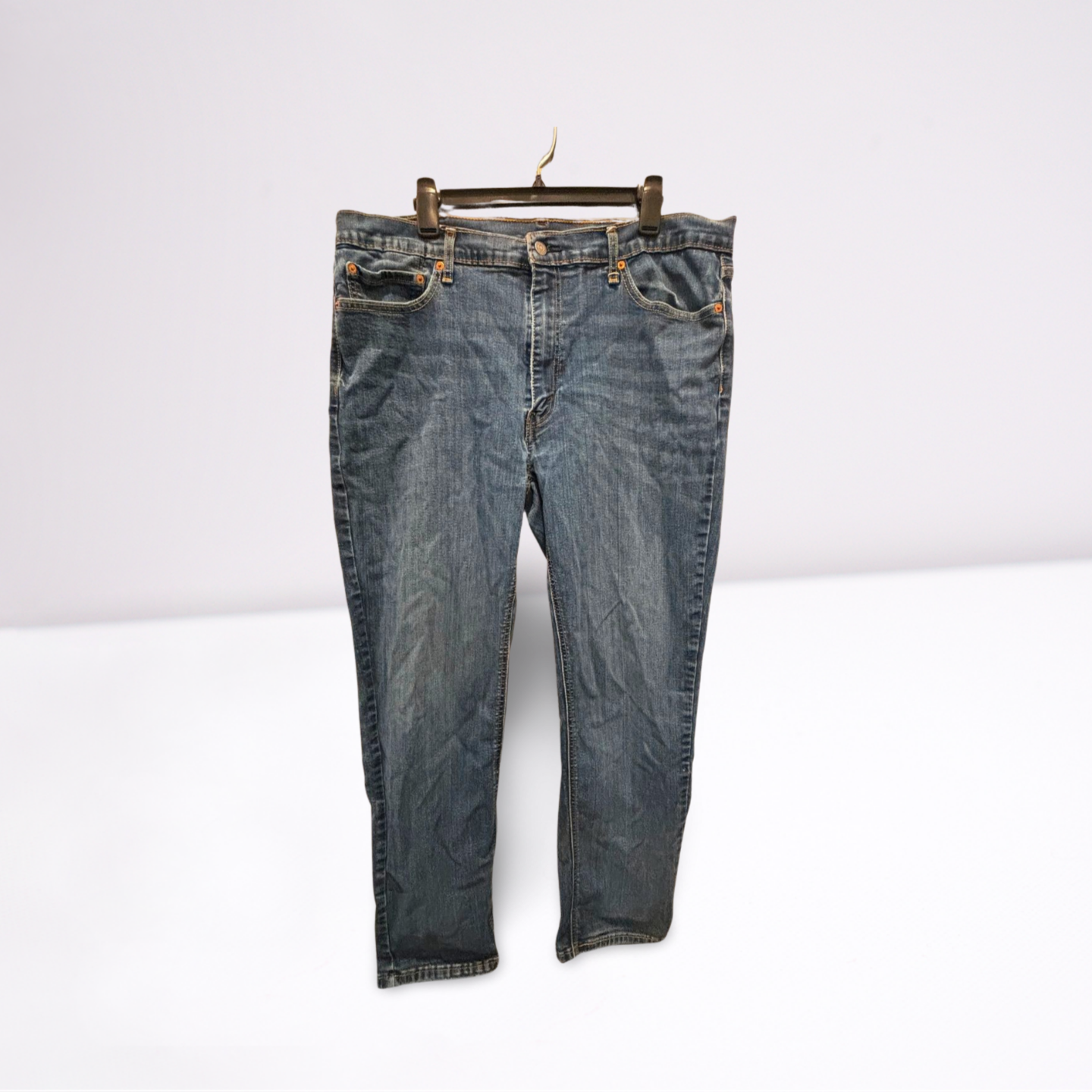 Levi Strauss Mens Jeans 541 Dark Wash - Blue - 40x34 - Very Good - Pic 1