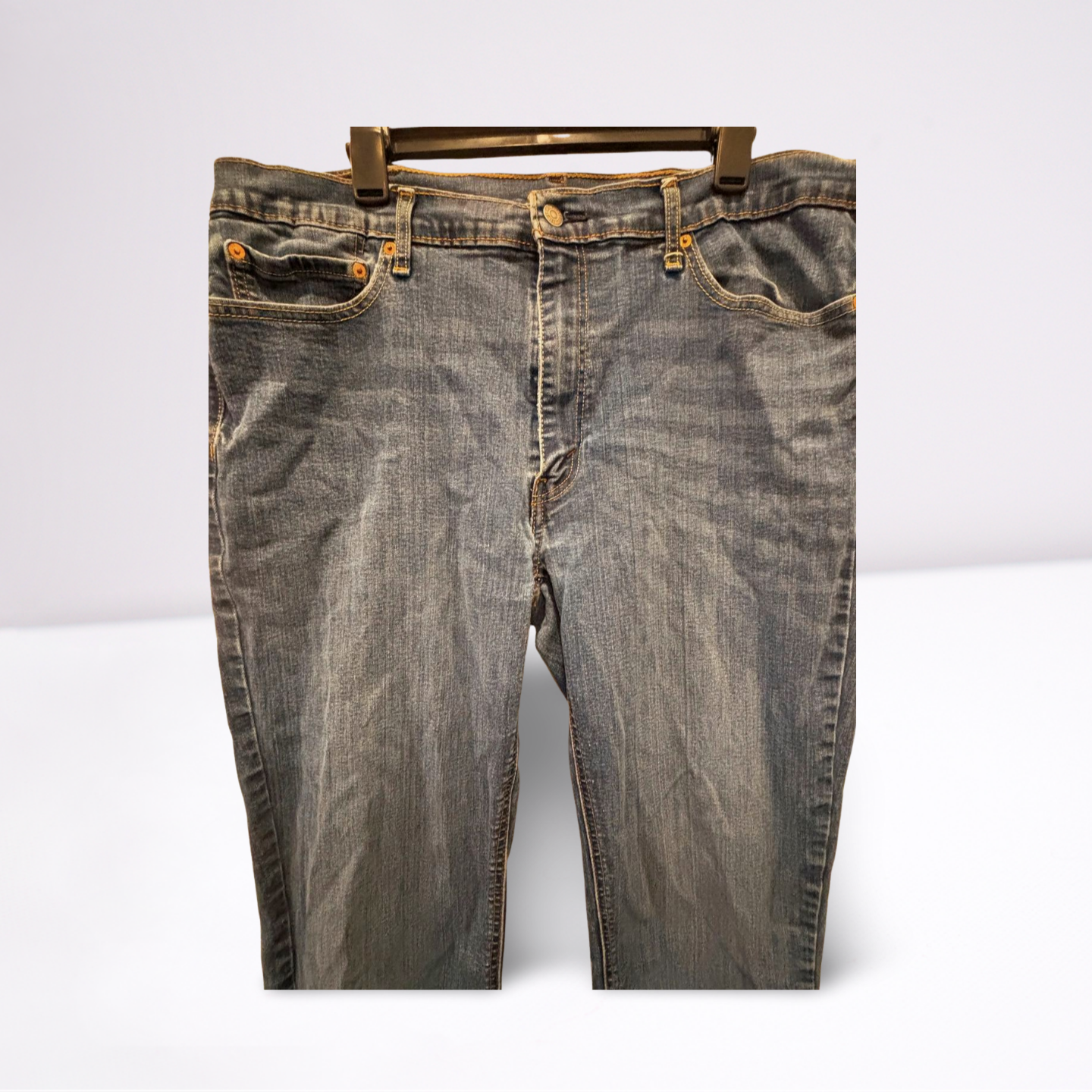 Levi Strauss Mens Jeans 541 Dark Wash - Blue - 40x34 - Very Good - Pic 2