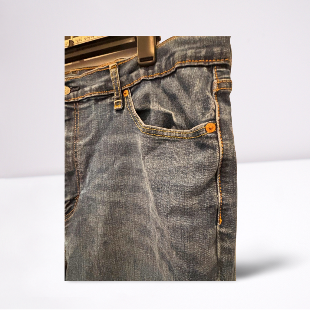 Levi Strauss Mens Jeans 541 Dark Wash - Blue - 40x34 - Very Good - Pic 4