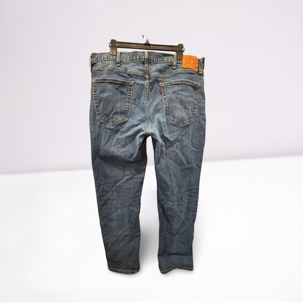 Levi Strauss Mens Jeans 541 Dark Wash - Blue - 40x34 - Very Good - Pic 7