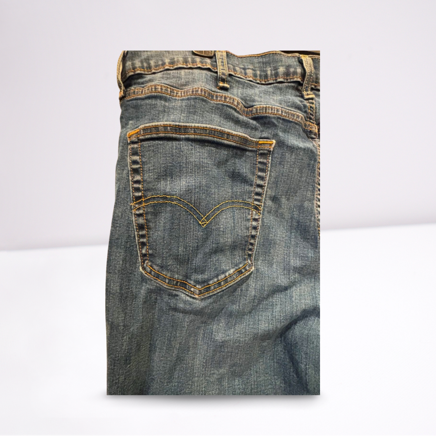 Levi Strauss Mens Jeans 541 Dark Wash - Blue - 40x34 - Very Good - Pic 8