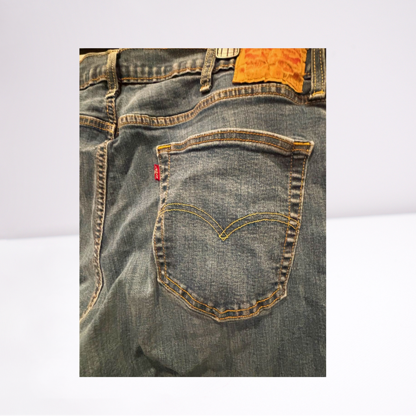 Levi Strauss Mens Jeans 541 Dark Wash - Blue - 40x34 - Very Good - Pic 9