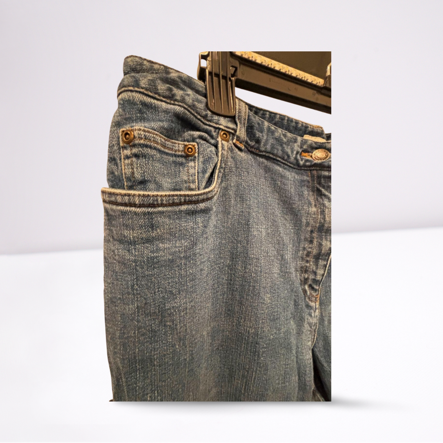 Charter Club Womens Jeans Full Length Laura Fit - Blue - 14 - Very Good - Pic 7