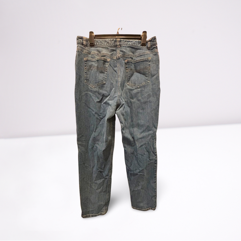 Charter Club Womens Jeans Full Length Laura Fit - Blue - 14 - Very Good - Pic 10