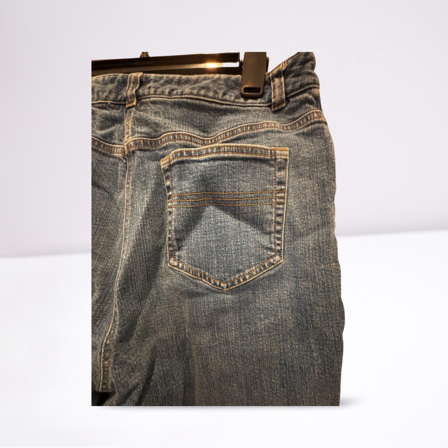 Charter Club Womens Jeans Full Length Laura Fit - Blue - 14 - Very Good - Pic 2