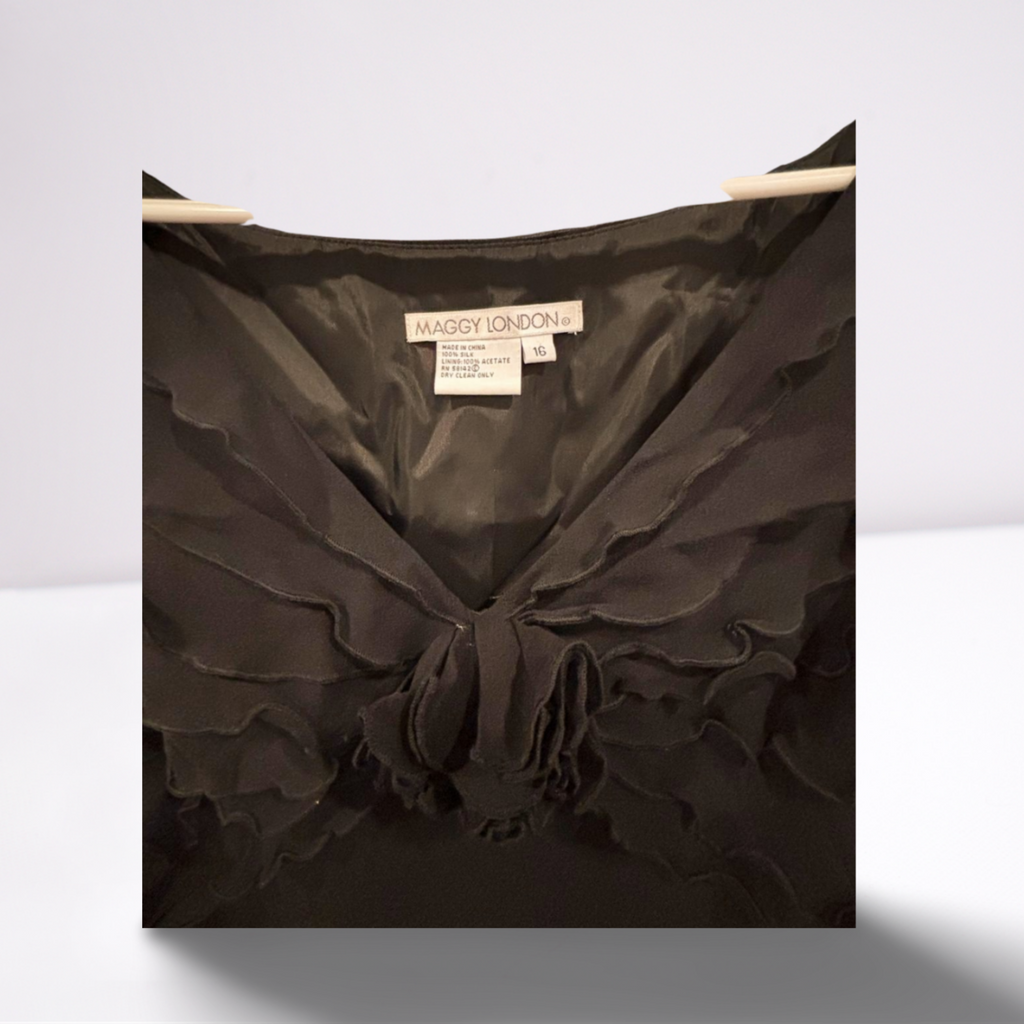 Used Maggy London Womens Dress - Sleeveless | Black | 16