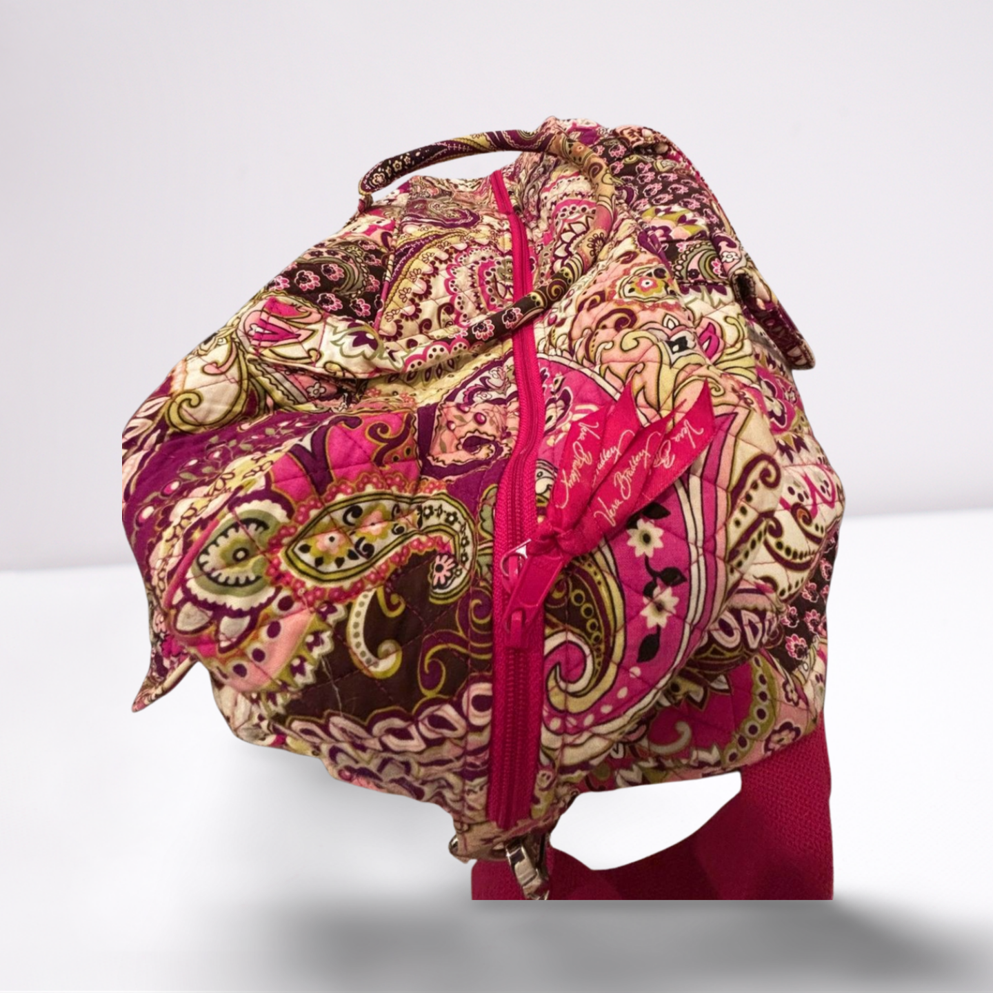 Vera Bradley Womens Travel bag - White/Purple/Pink - One Size - Very Good - Pic 4