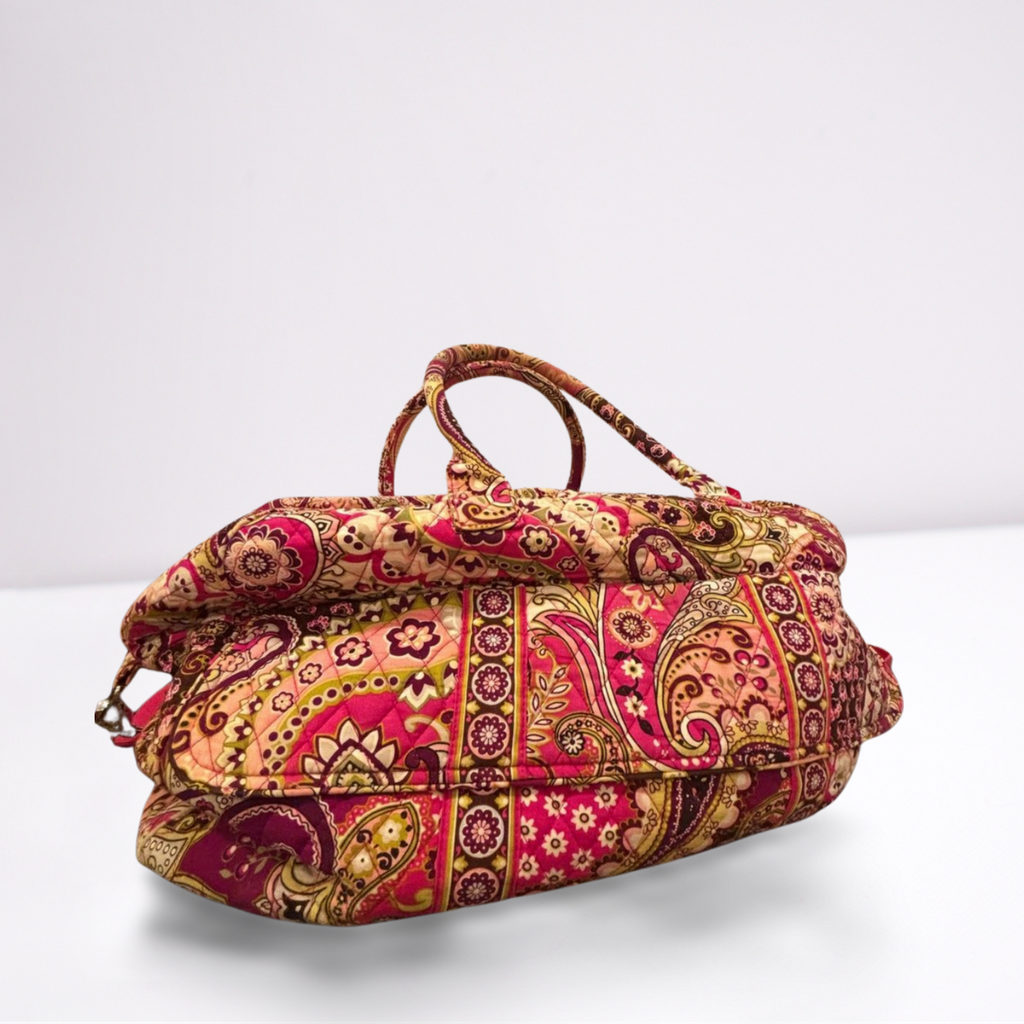 Vera Bradley Womens Travel bag - White/Purple/Pink - One Size - Very Good - Pic 5