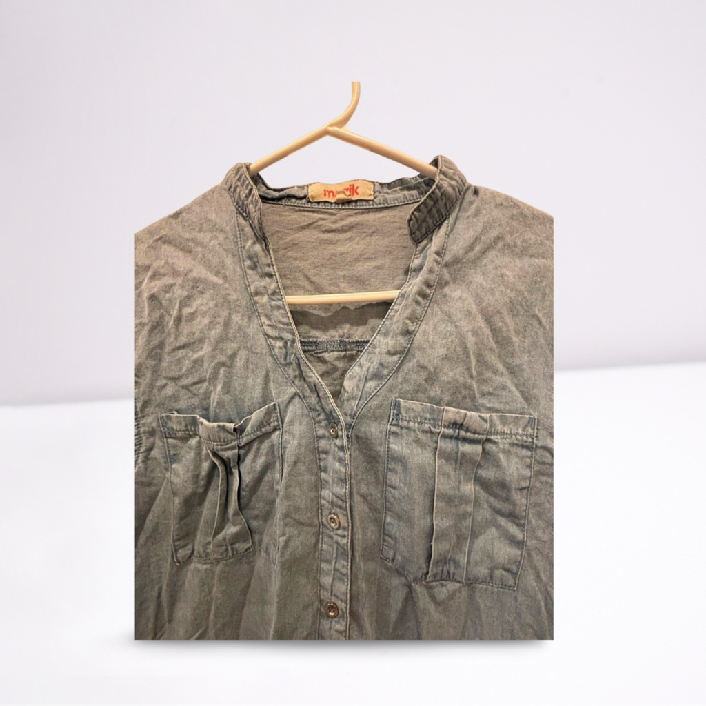 Used Mazik Womens Jean Dress - Long Sleeve | Light Blue | Medium