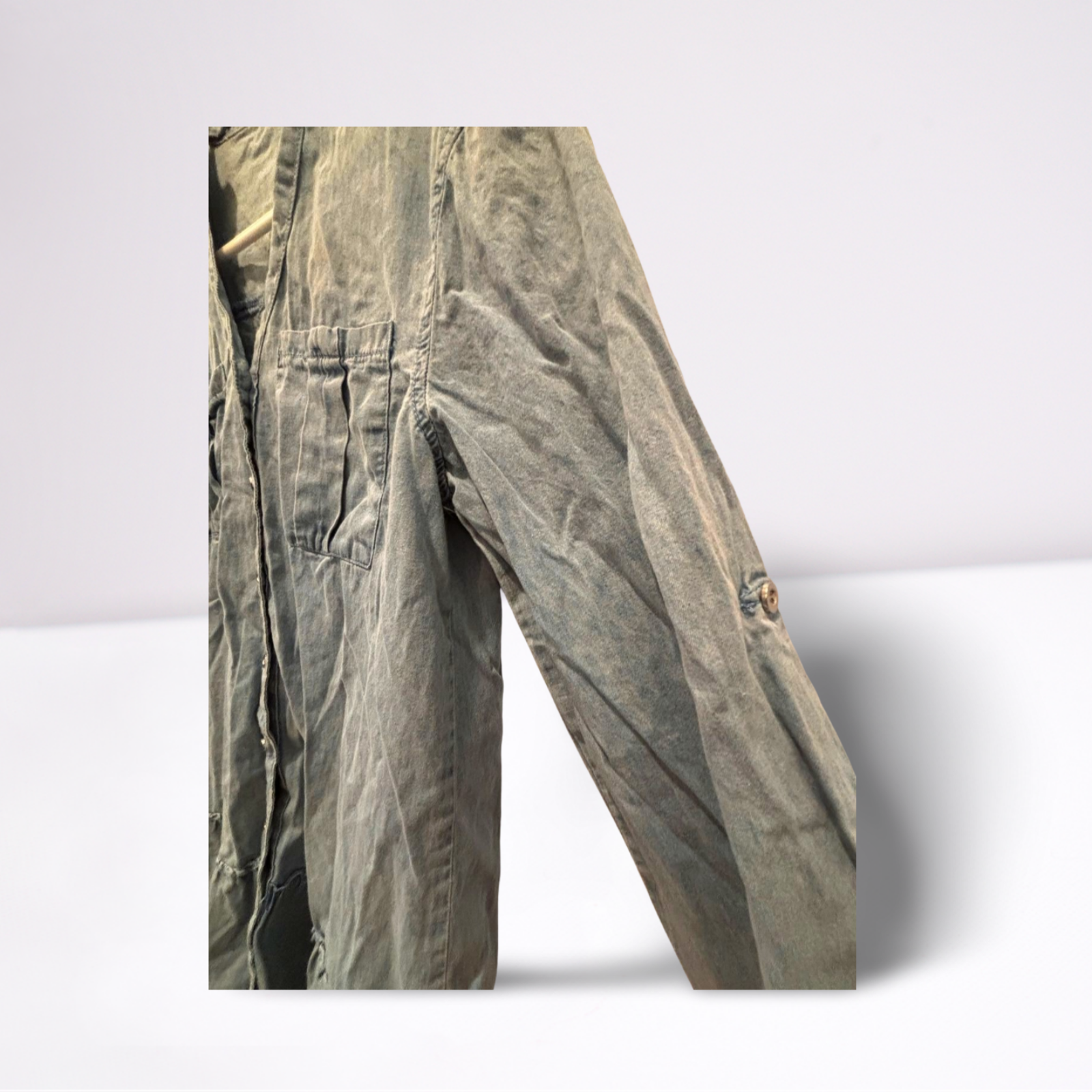 Used Mazik Womens Jean Dress - Long Sleeve | Light Blue | Medium