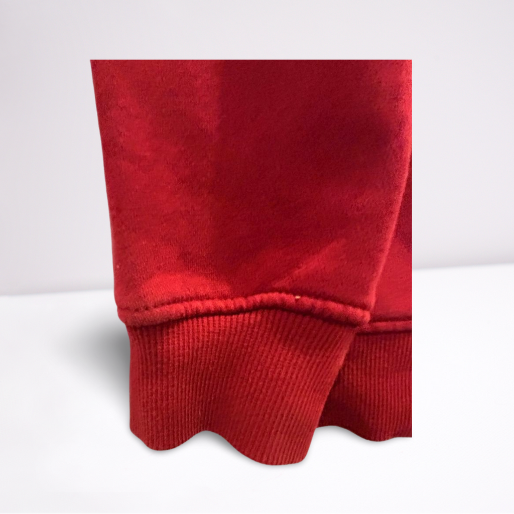 Used Puma Mens Hoodie Pullover - Graphic | Crimson Red | Large