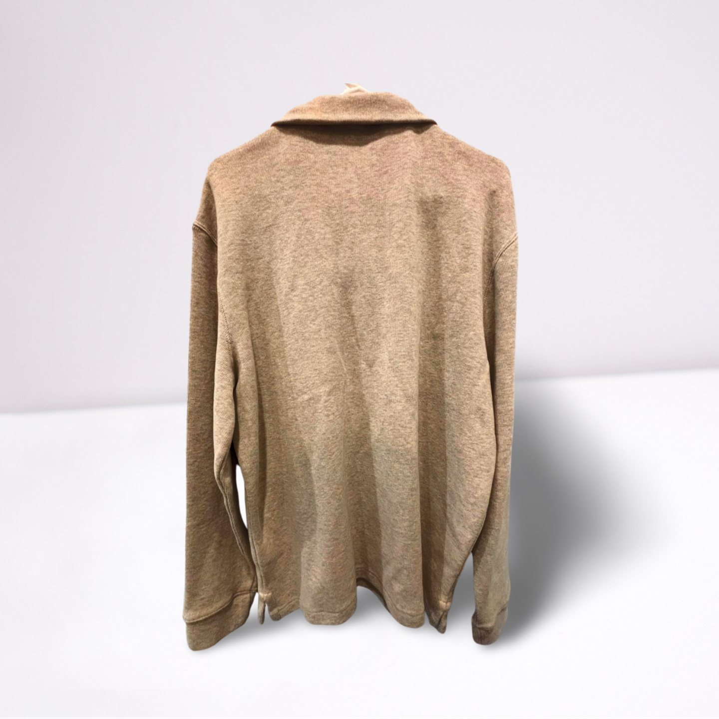 Polo Mens Pullover Quarter-Zip - Gray - Large - Like New - Pic 4