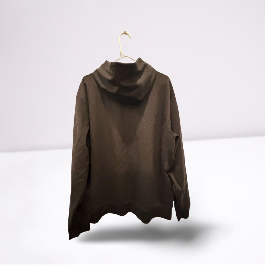 Used FILA Unisex Adult Logo Hoodie Pullover | Black | XL