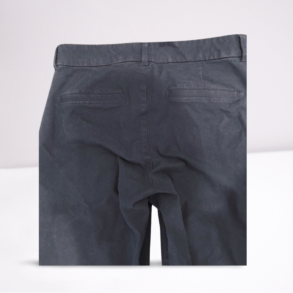 Old Navy Dress Pants - Women - Navy Blue - Size 10 Petite  High Rise Pixie Straight - Very Good - Pic 5