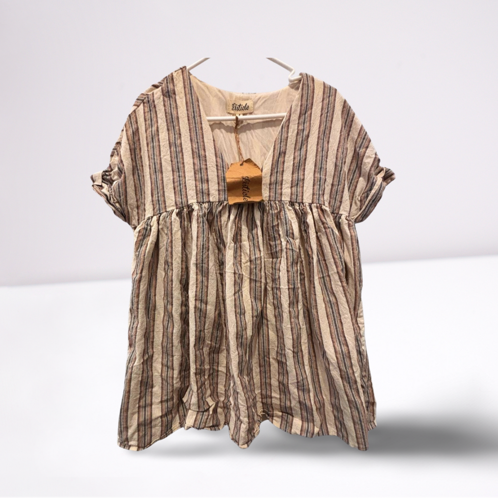 Listicle Womens Blouse Flowy Faded - Blue/White- Small - Like New - Pic 2