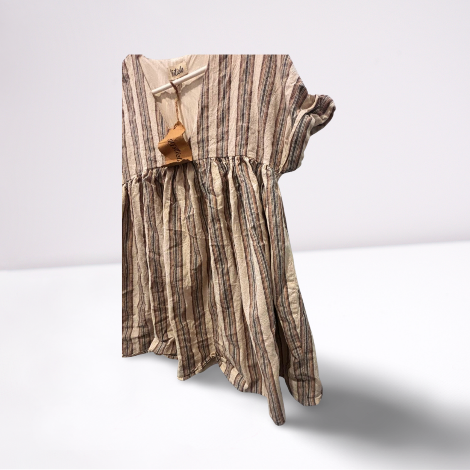 Used Listicle Womens Blouse - Flowy - Faded | Blue/White | Small