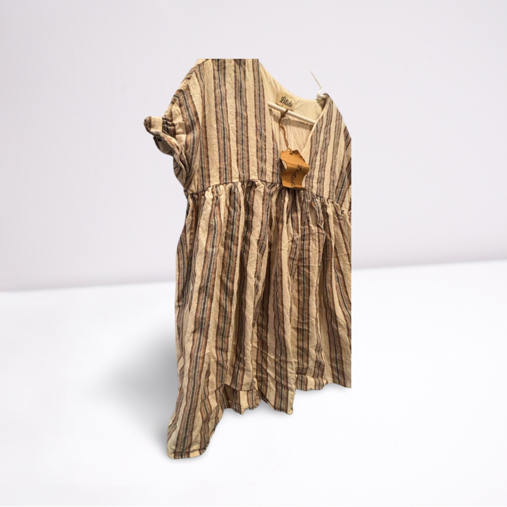 Used Listicle Womens Blouse - Flowy - Faded | Blue/White | Small