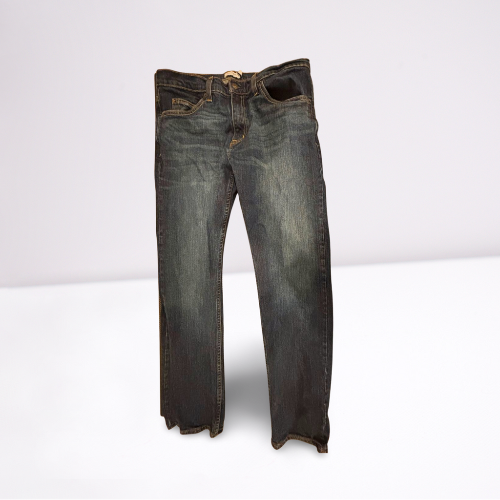 True Craft Jeans - Men - Blue - Size Large  Dark Wash Slim - Very Good - Pic 1