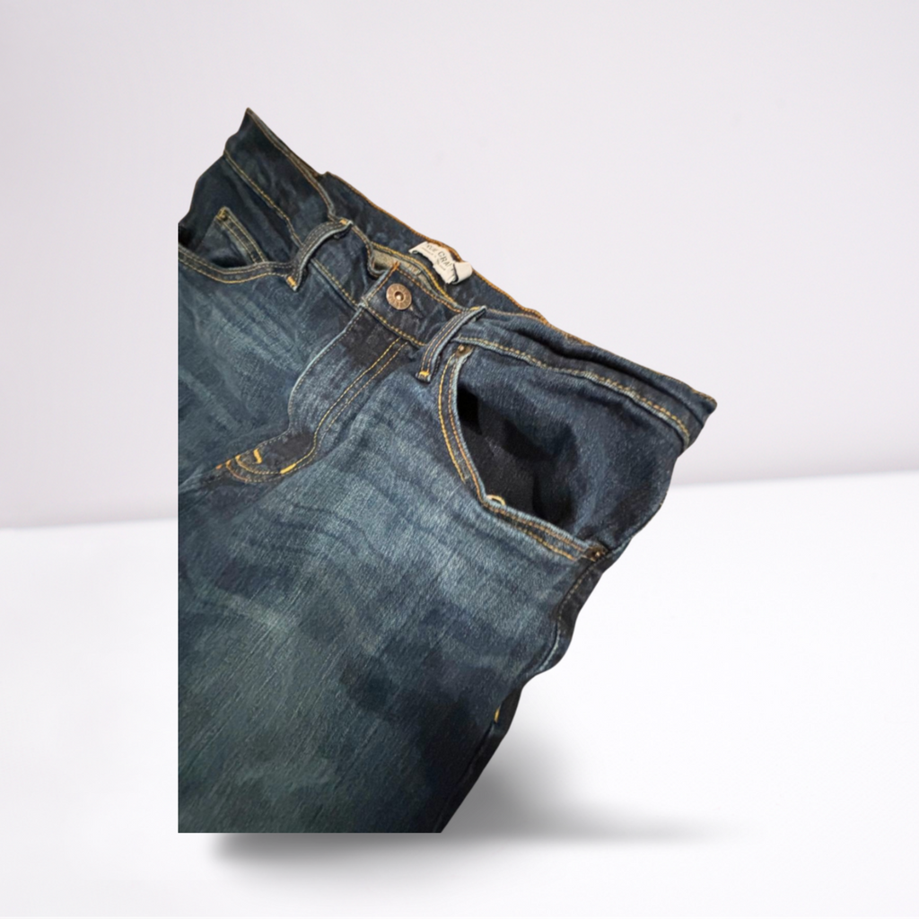 Used True Craft Mens Jeans - Dark Wash | Blue | 34X30