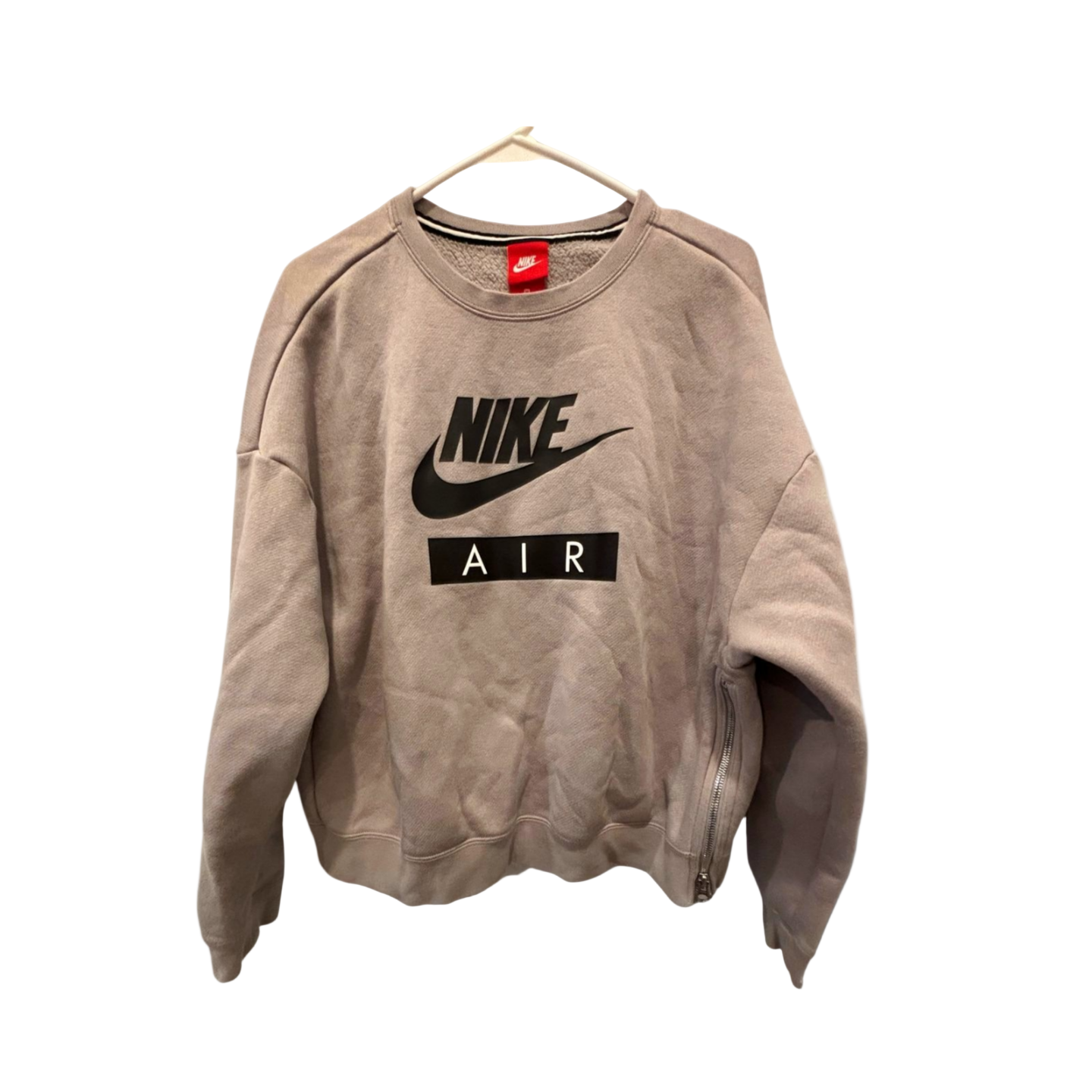 Nike Active Pullover - Women - Gray/Black/White - Size Medium Quarter-Zip Side - Like New - Pic 1