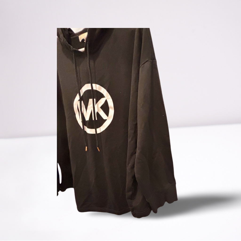 Michael Kors Womens Hoodie Drawstrings - Black - 1X - Very Good - Pic 2