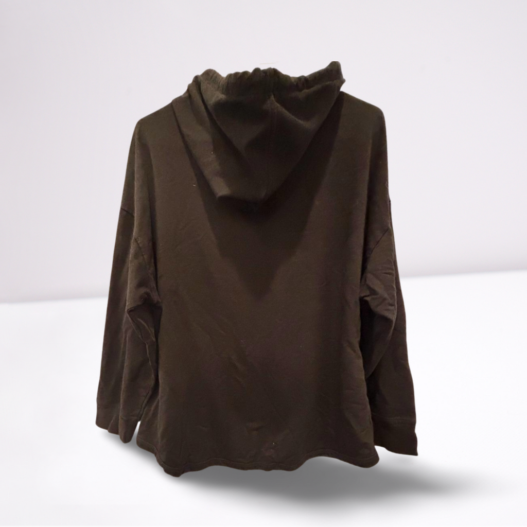 Michael Kors Womens Hoodie Drawstrings - Black - 1X - Very Good - Pic 4