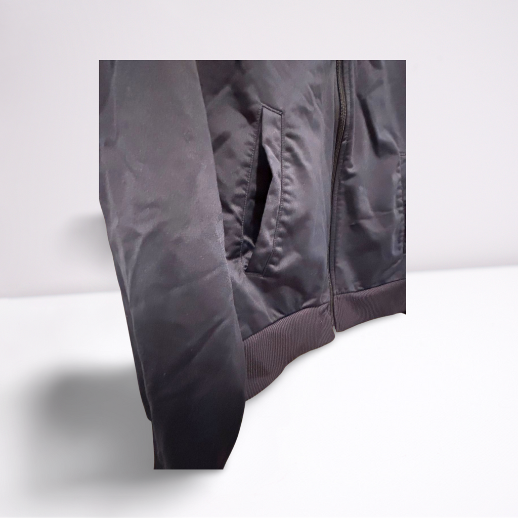 Retro Sport Mens Track Jacket Memphis Grizzlies Stitched NBA Logo - Navy Blue - Small - Very Good - Pic 8