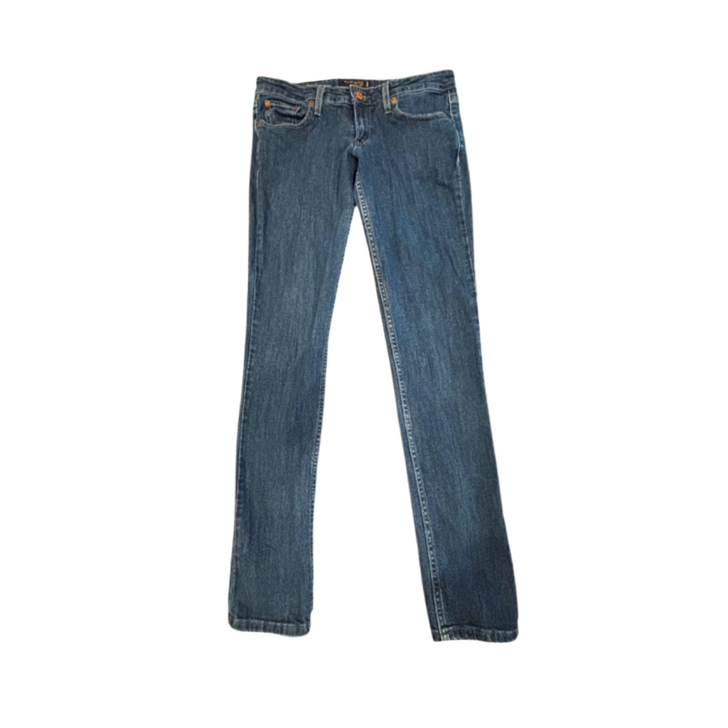 Old Navy Womens Jeans Too Superlow Long - Blue - 9 - Very Good - Pic 1