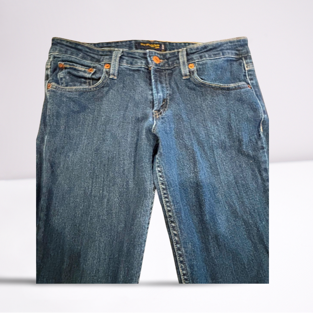 Old Navy Womens Jeans Too Superlow Long - Blue - 9 - Very Good - Pic 4