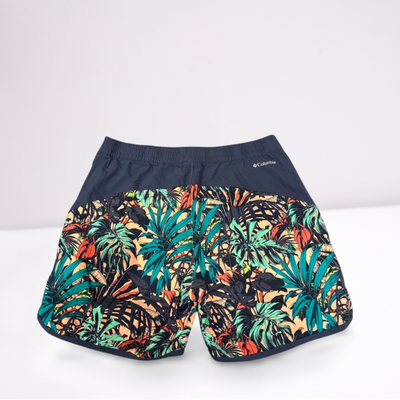 Used Columbia Womens Active Shorts - Active Running - Floral | Multi-Color | XL