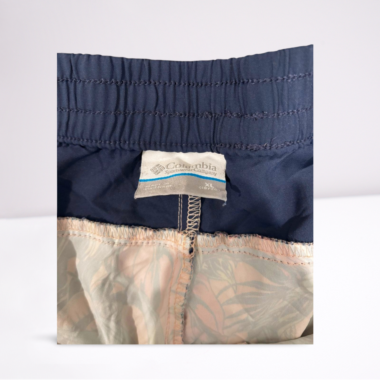 Columbia Womens Shorts Active Running Athletic Floral - Multi-color - XL - Very good - Pic 2