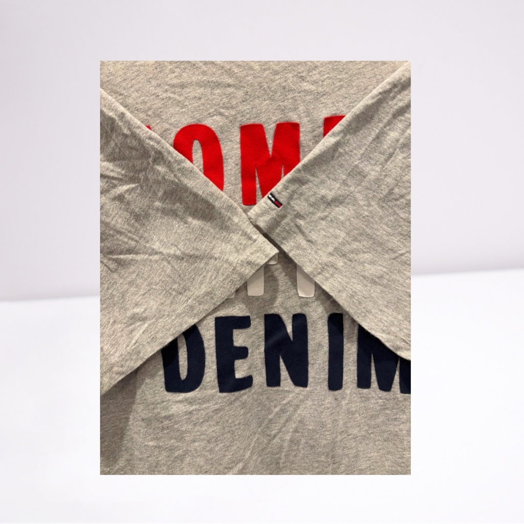 Used Tommy Hilfiger Mens T-Shirt | Stitched Logo | XL