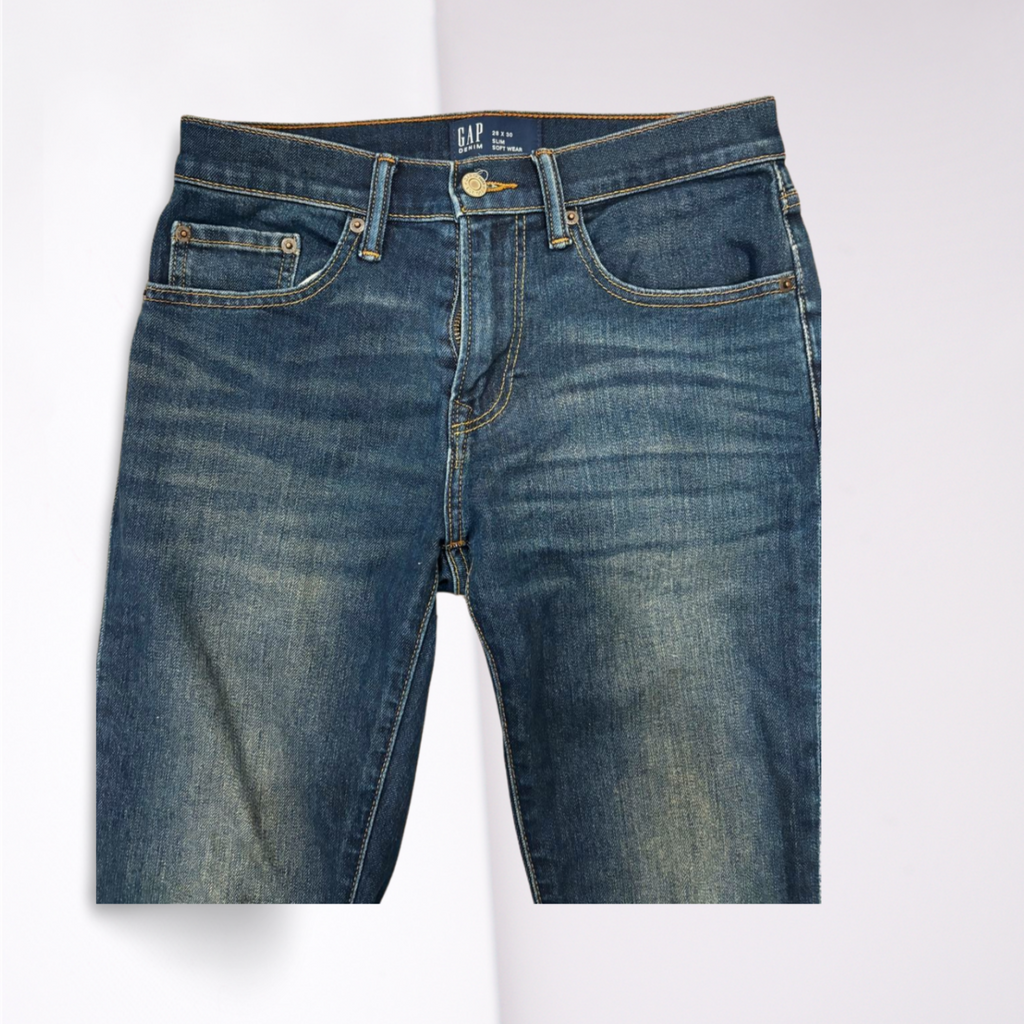 Used GAP Womens Jeans - Slim Skinny | Blue | 8