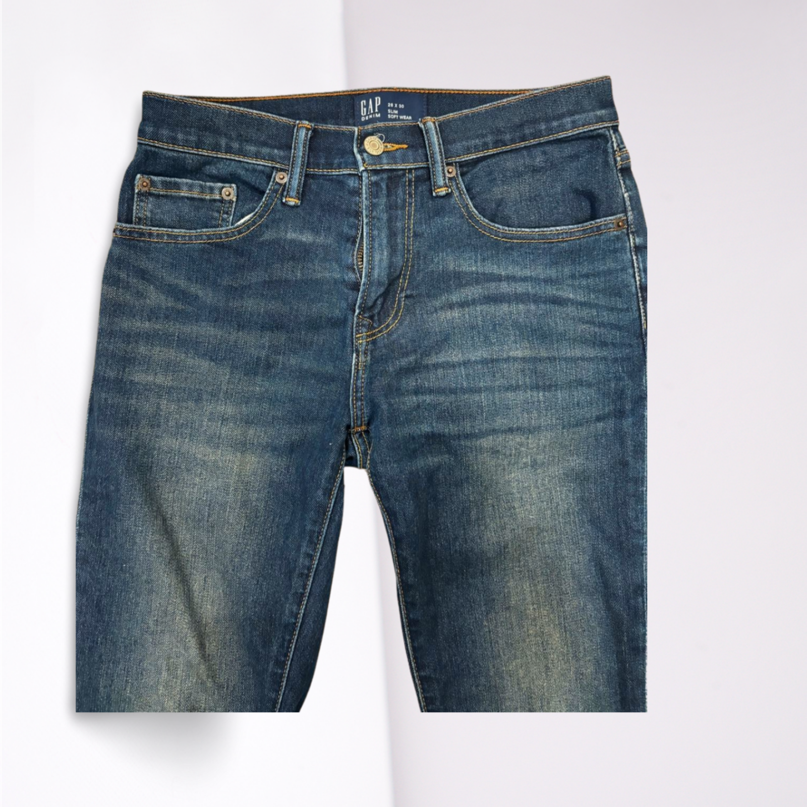 Used GAP Womens Jeans - Slim Skinny | Blue | 8