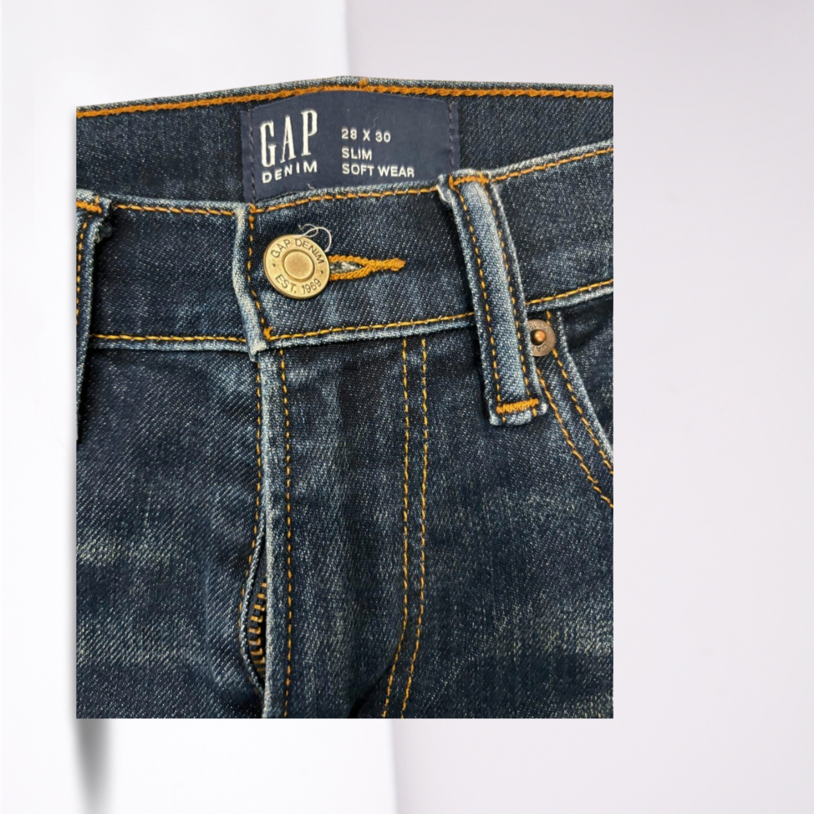 Used GAP Womens Jeans - Slim Skinny | Blue | 8