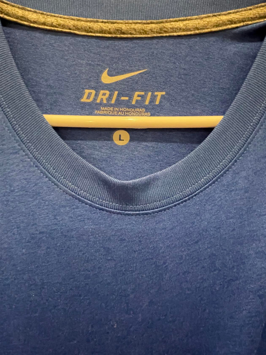 Nike Mens Active T-Shirt Dri-Fit Legend - Royal Blue - Large - Very Good - Pic 3