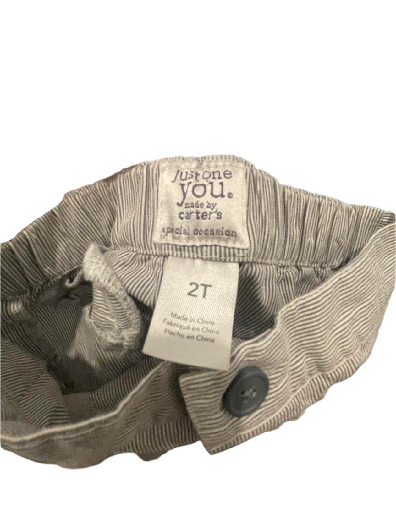 Just One You Kids Pants Striped Casual - Gray - 2T - Like New - Pic 3