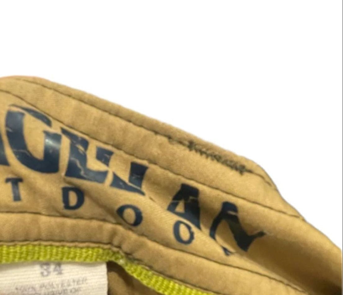 Used Magellan Mens Cargo Shorts - Outdoor Fishing | Beige | 30