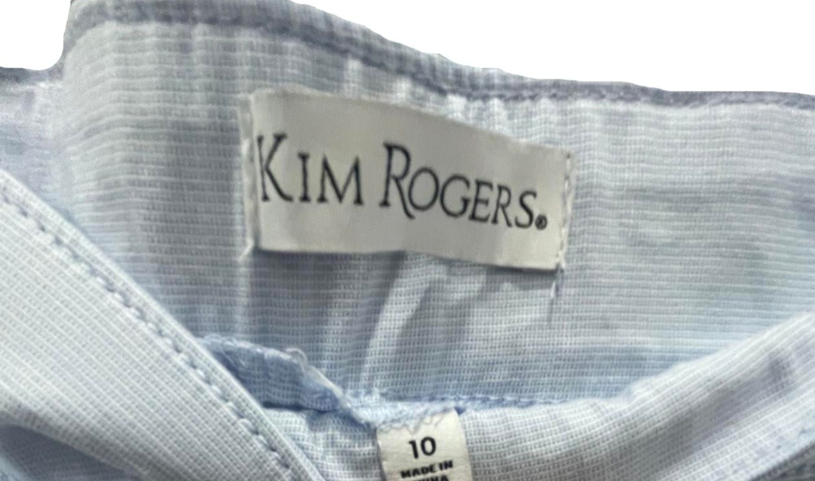 Used Kim Rogers Womens Capri Pants - Pockets | Blue | 10