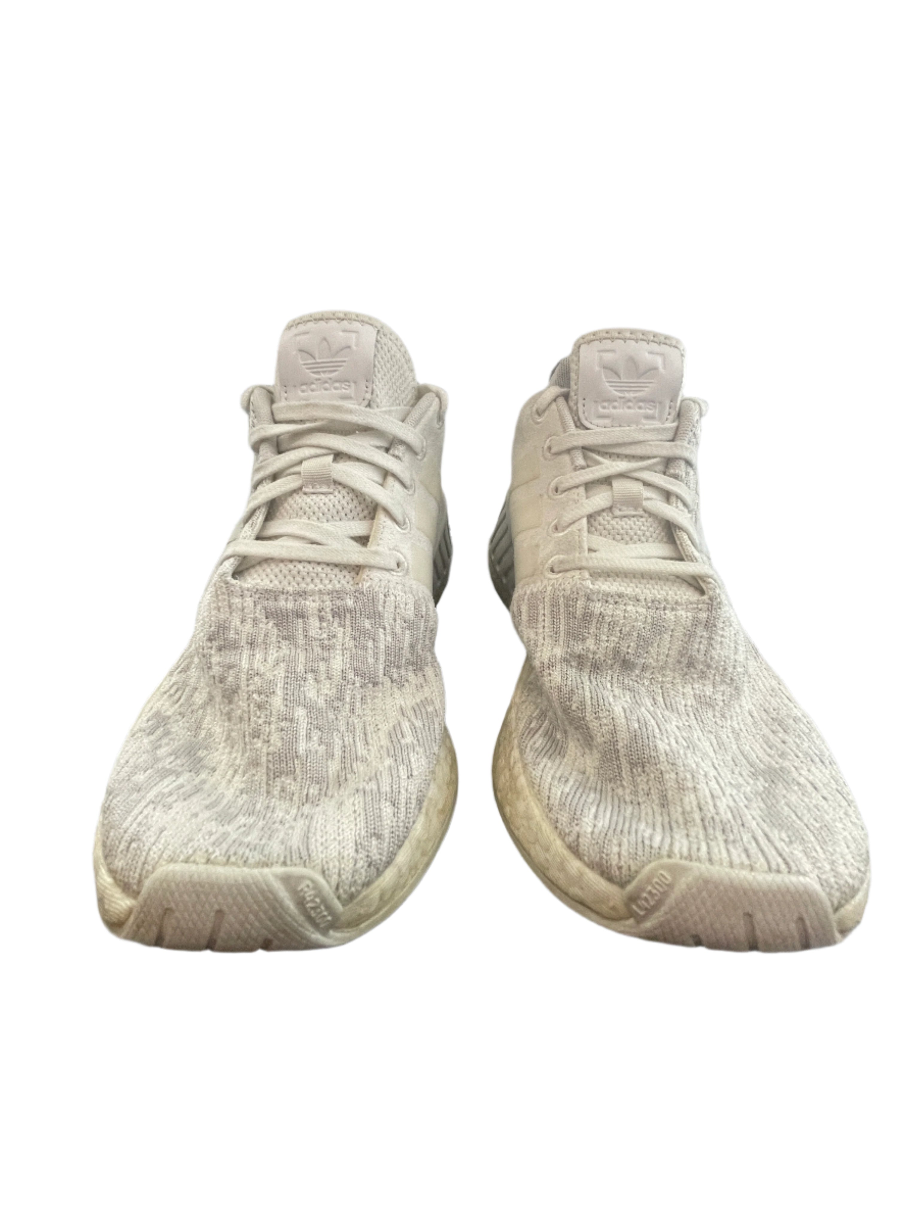 Adidas Womens Sneakers NMD R2 Running Shoes BY8691 White Boost - White - 8 - Good - Pic 3