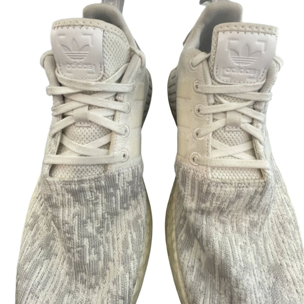 Used Adidas Womens NMD R2 Shoes | White | 8