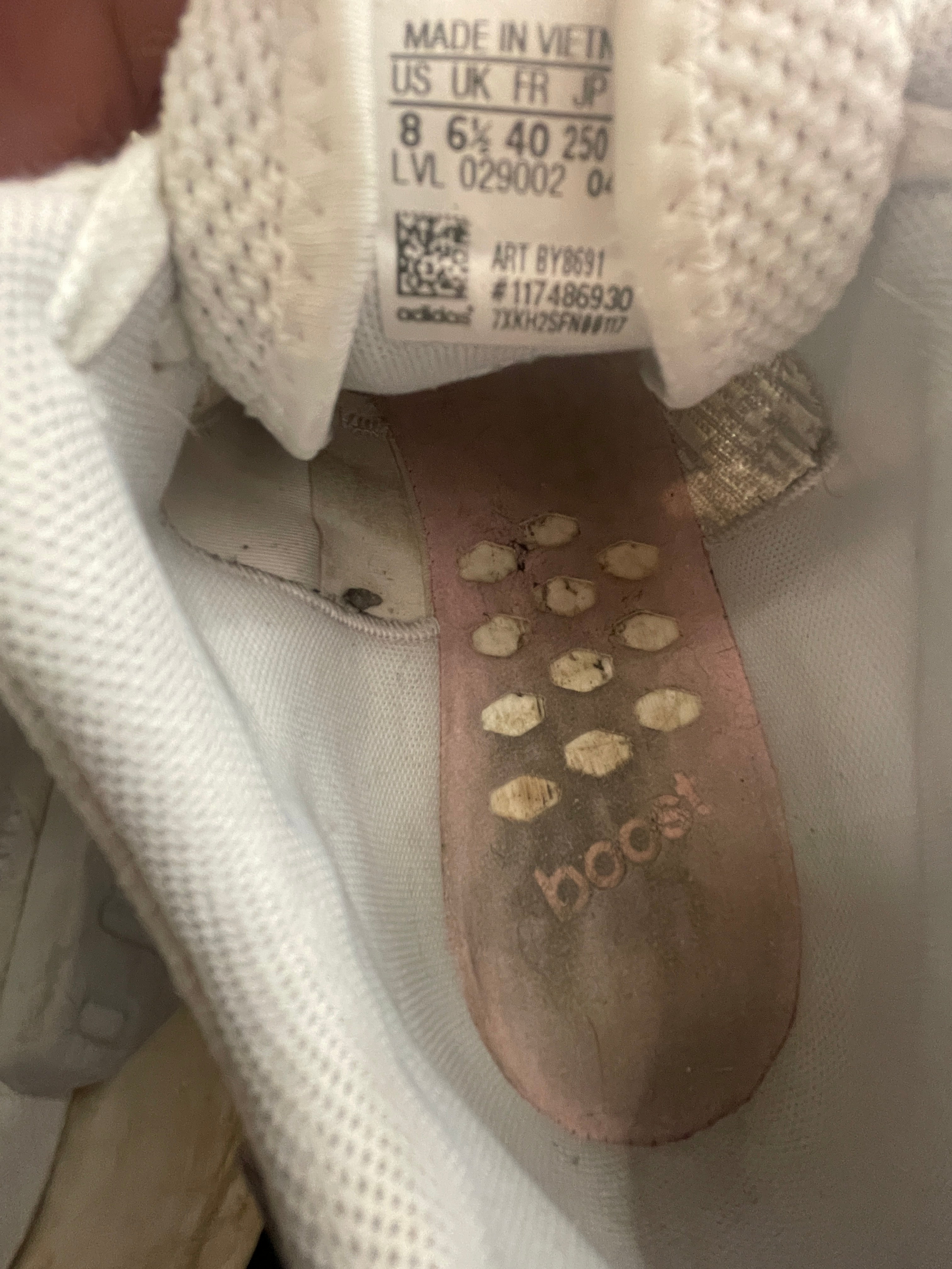 Adidas Womens Sneakers NMD R2 Running Shoes BY8691 White Boost - White - 8 - Good - Pic 5