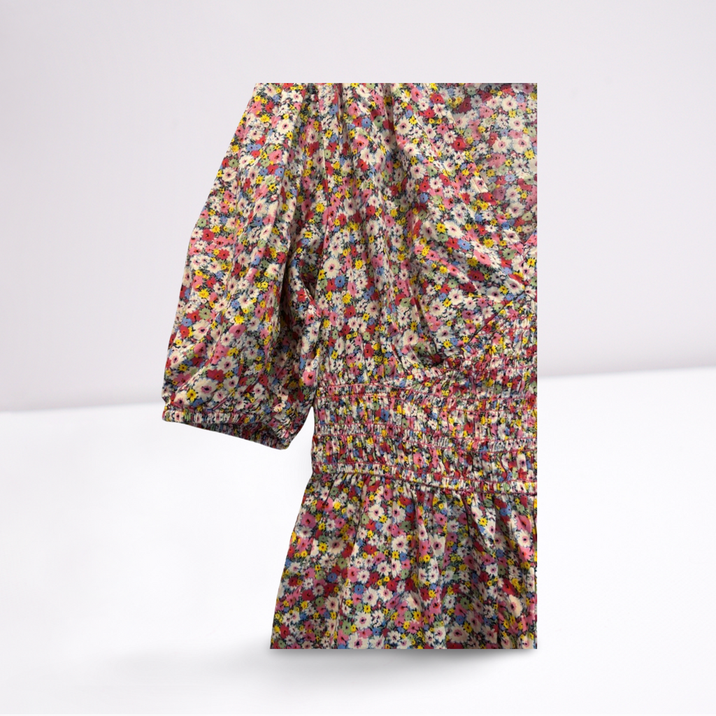 GAP Womens Dress Knee Length Floral - Multi-Color - Small - Like New - Pic 5