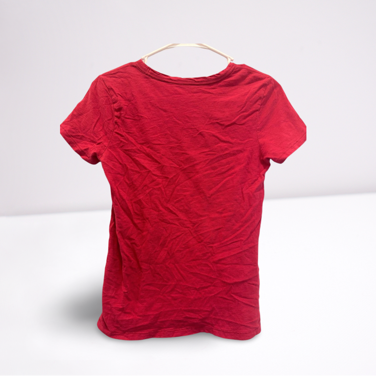 Lucky Brand Womens T-Shirt Smiley Face Stitched - Red - XS - Very good - Pic 3