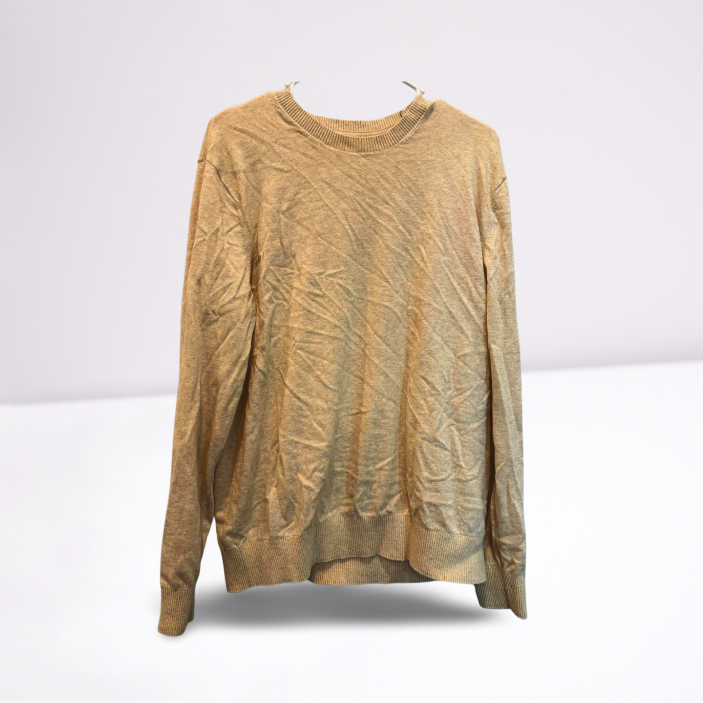 GAP Mens Sweater Solid - Beige - Large - Very good - Pic 1