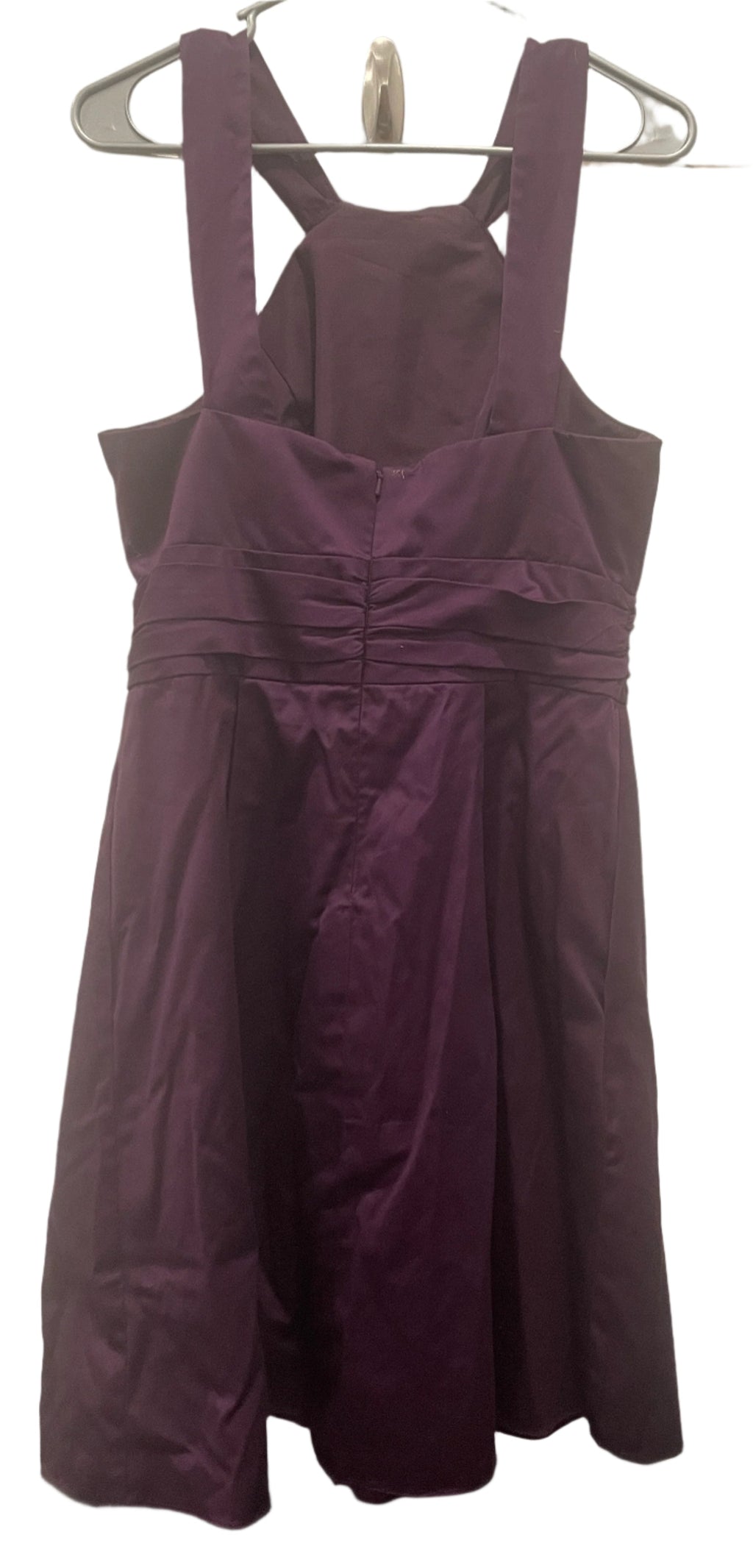 Davids Bridal Womens Dress Bridal Knee Length - Purple - 12 - Like New - Pic 2